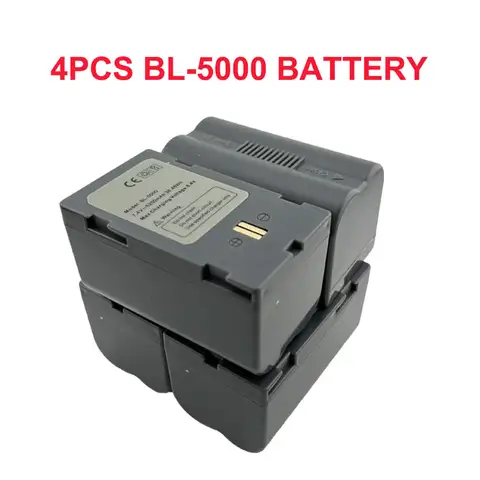 4PCS BL-5000 Battery For Hi-target V30 V60 V90 H32 A8 F66 GPS RTK GNSS Surveying Instrument Battery 7.4V 5200mah
