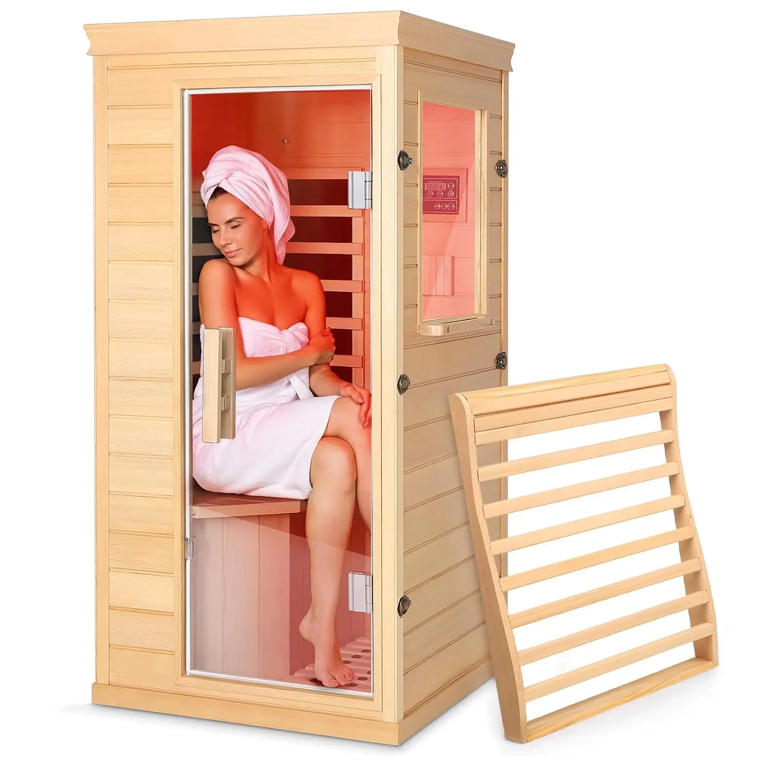 1 Person Infrared Sauna Room for Indoor Home Use, Customized