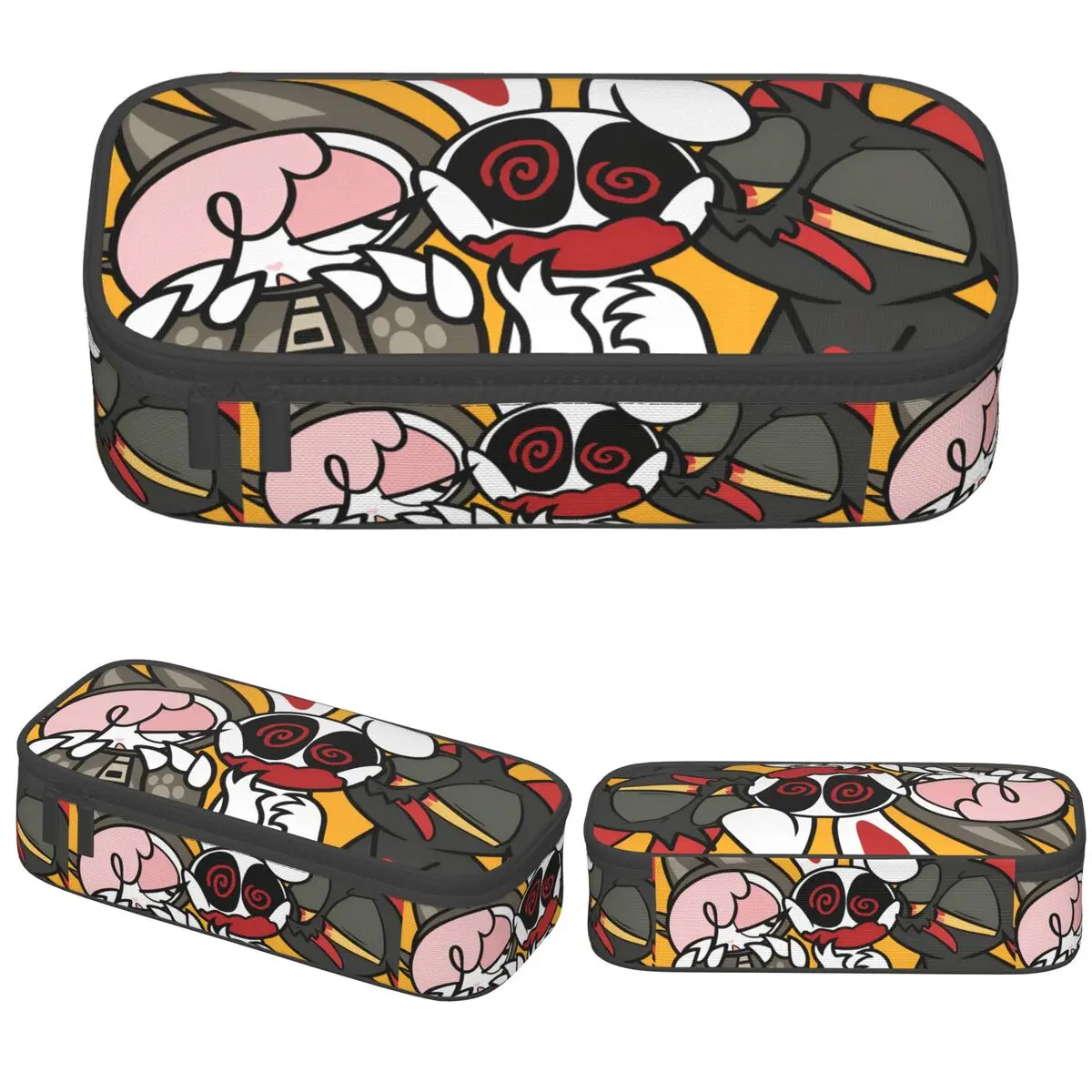 

Новый Chikn Nuggit, пеналы с героями мультфильмов аниме, пеналы, держатель для ручек, детские сумки большой вместимости, школьные аксессуары на молнии для студентов