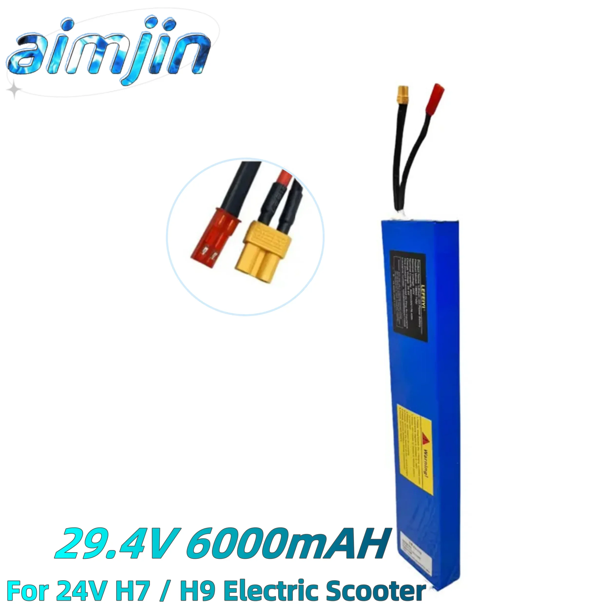 

7S2P 29.4V 6.0AH Lithium Ion Battery For 24V H7/H9 Electric Scooter