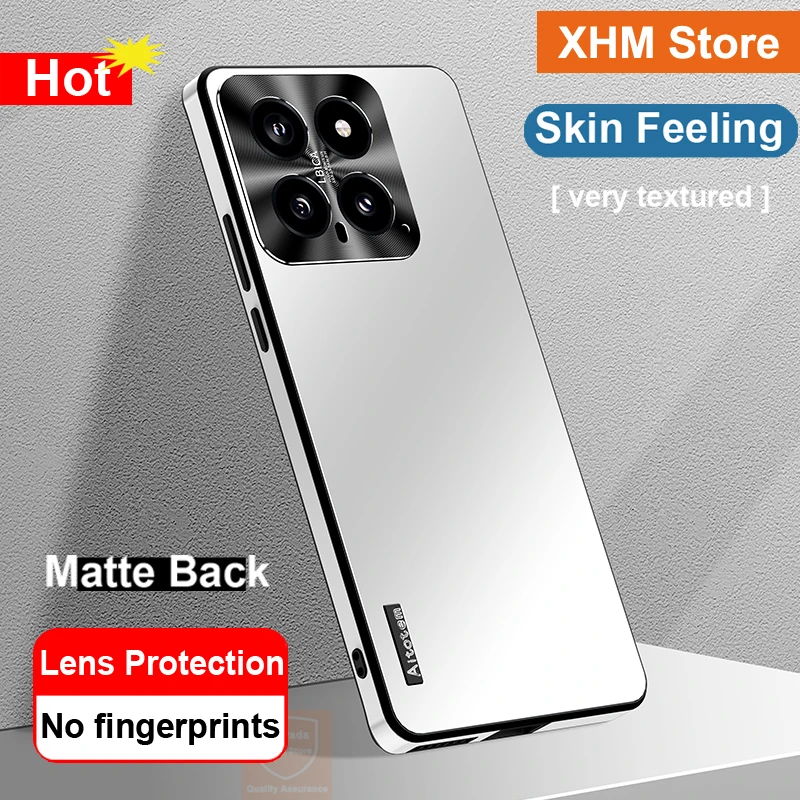 

Брендовый чехол для телефона Xiaomi 14 Pro Skin Feeling Matte Case для Xiaomi 14 Pro Mi14 Cover Роскошная подушка безопасности Bumper Shell Funda Capa