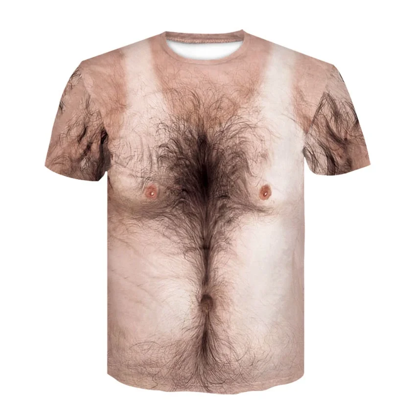 Six-Pack Abs 3D-gedrucktes Herren-T-Shirt für Outdoor-Freizeit, Sport, Laufen und Fitness. Schnell trocknend und atmungsaktiv. Streetwear – Detail 6