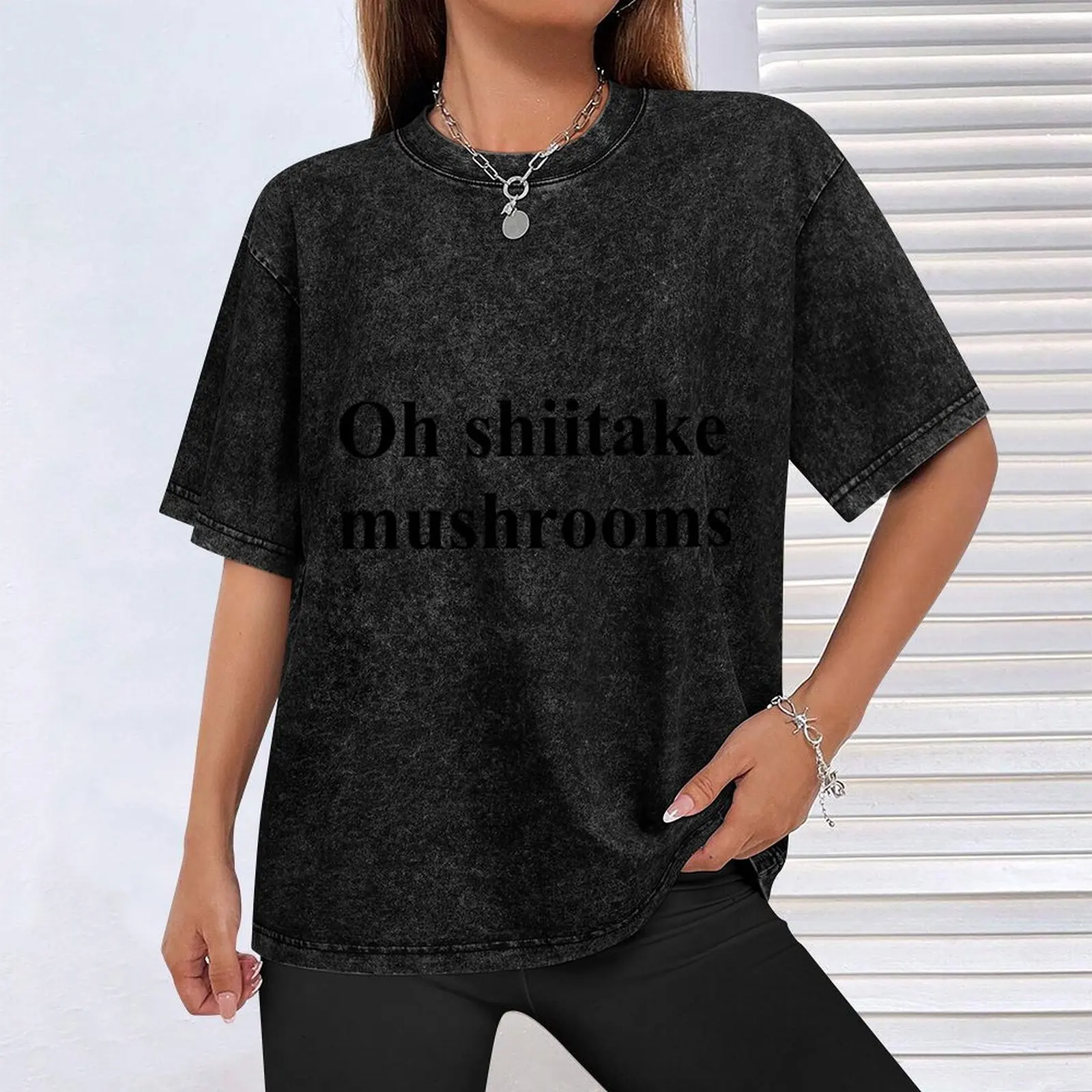 Oh Shiitake Paddestoelen T-shirt zwaargewichten luxe kleding labubu aangepaste shirt vintage t-shirt mannen