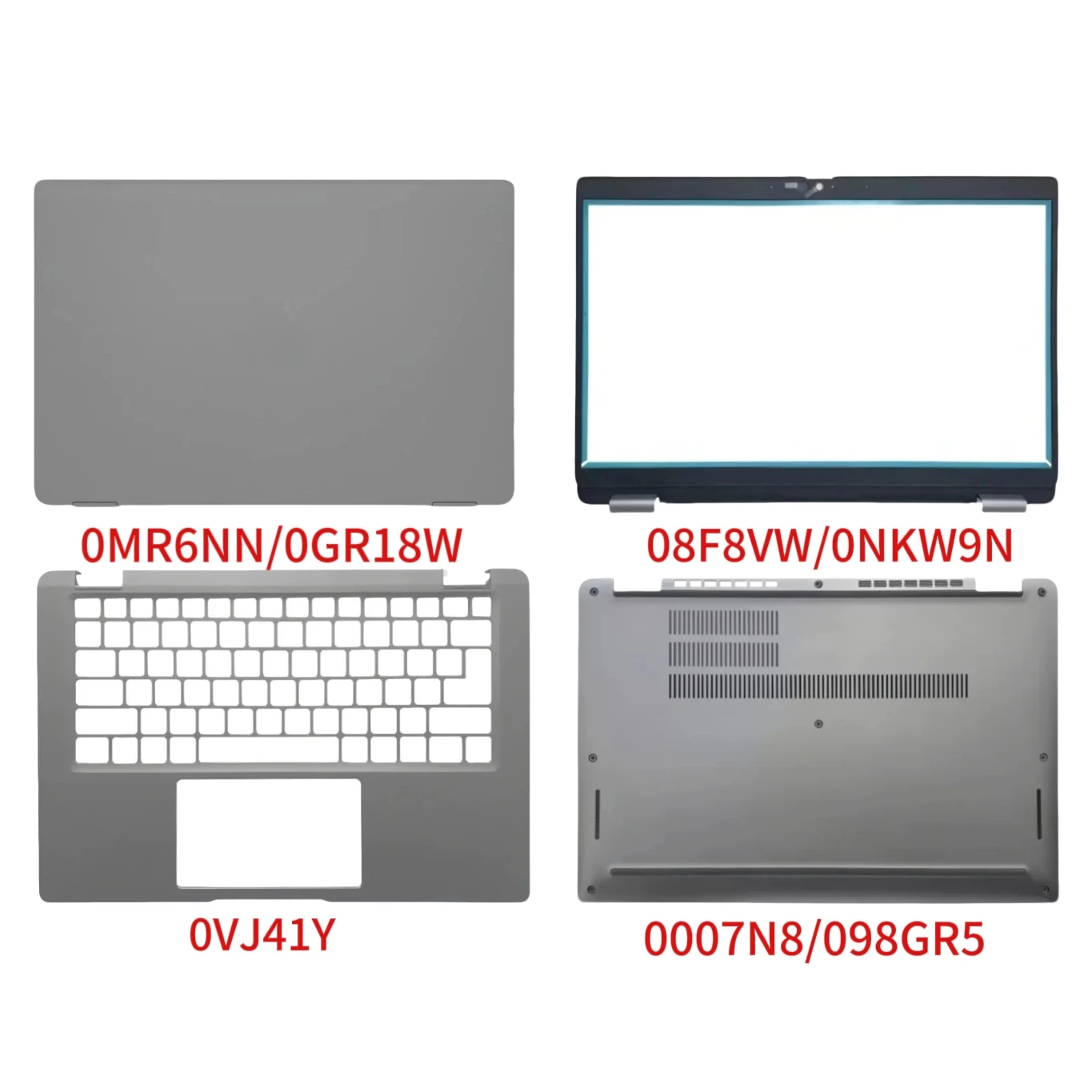 Nowa Obudowa LCD (Tylna Pokrywa/Górna Obudowa/Ramka/Dolna Obudowa) w Kolorze Srebrnoszarym do Latitude 5320 E5320 — zdjęcie produktu 6