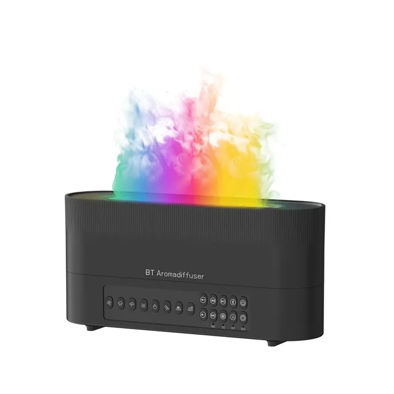 

AC39-Bluetooth колонка-аромадиффузор с эффектом мерцающего пламени, 260 мл, белый шум, увлажнитель воздуха для эфирных масел