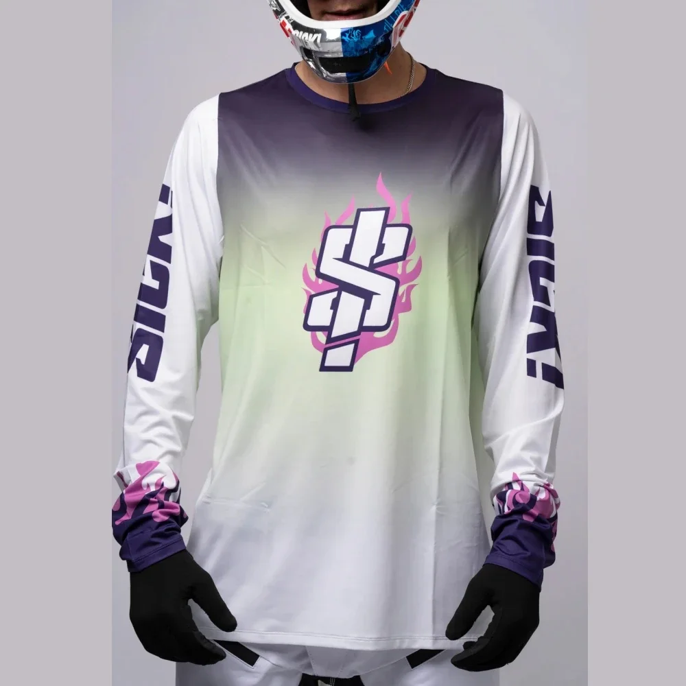 

2024 SICK MTB T-Shirt Cycling Jersey Men Downhill Mountain Bike BMX Man Motocross Racing Long Sleeve Motorcycle Clothes Bicycle