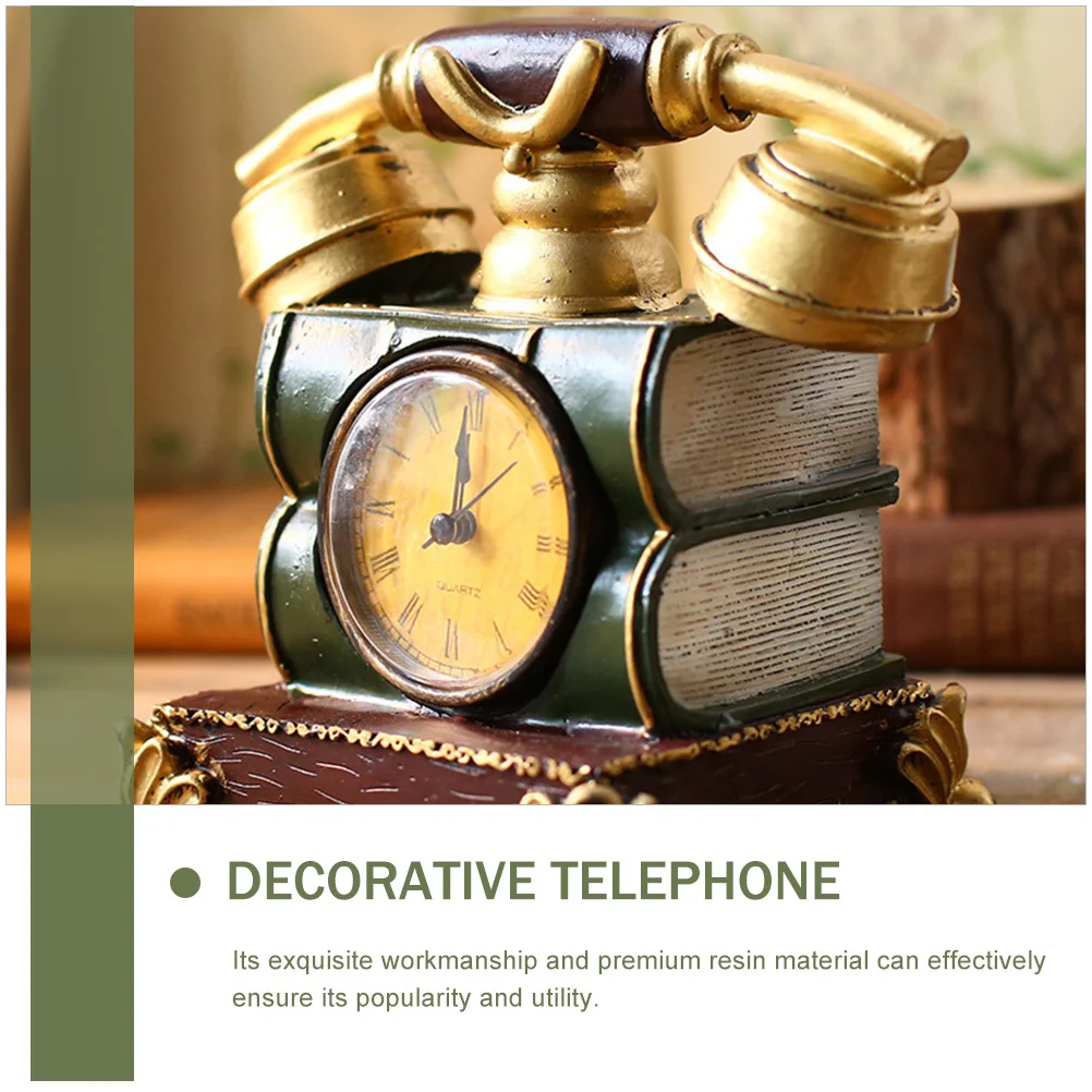 

Unique Resin Clock Figure Simple Generous Design Exquisite Outlook Practical Desktop Office Decor Housewarming Gift