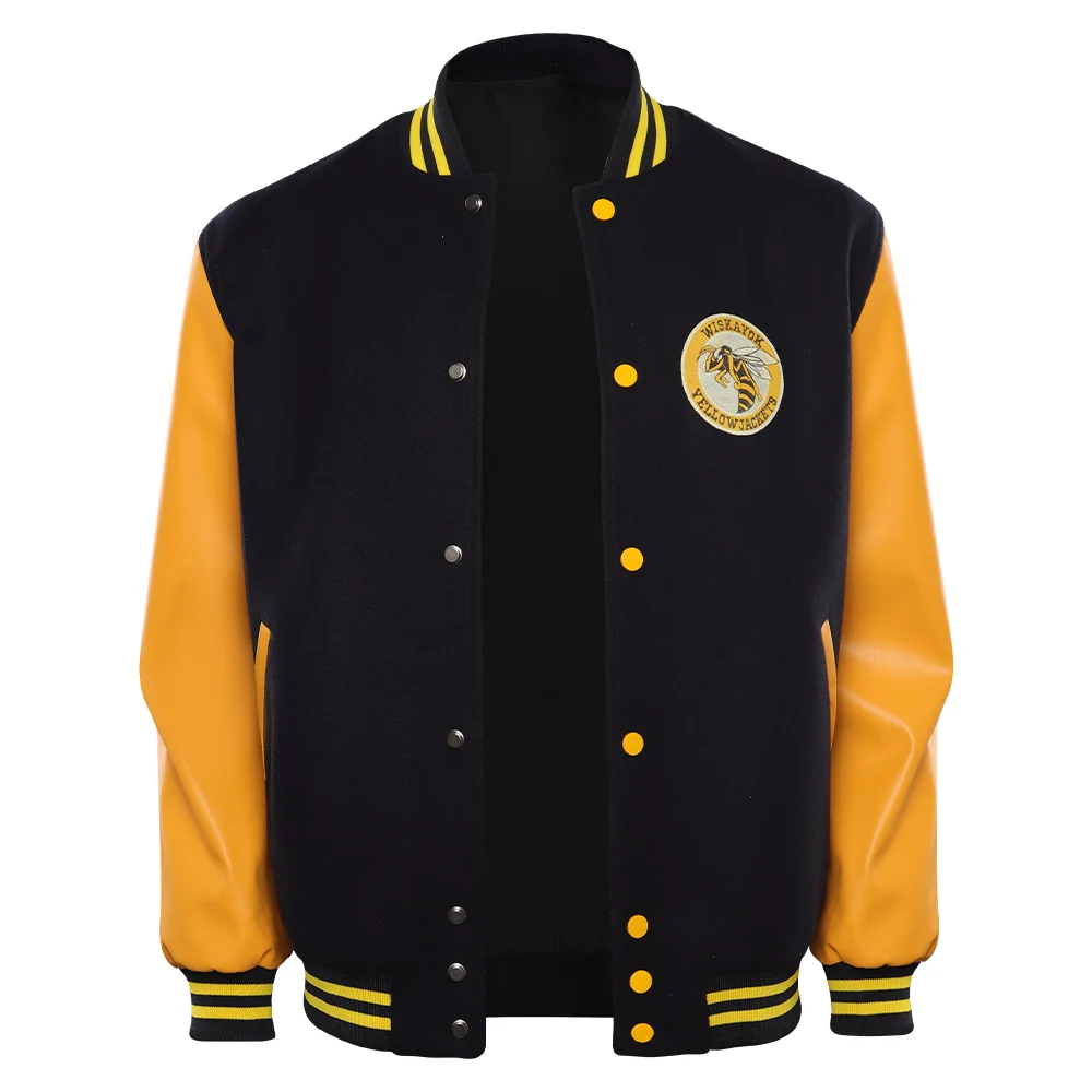 Walter Lottie Cosplay Baseball Jacket Men Costume TV Yellowjackets 2 Roleplay Fantasia Outfits Casual Outwear Halloween Clothes - Image 4