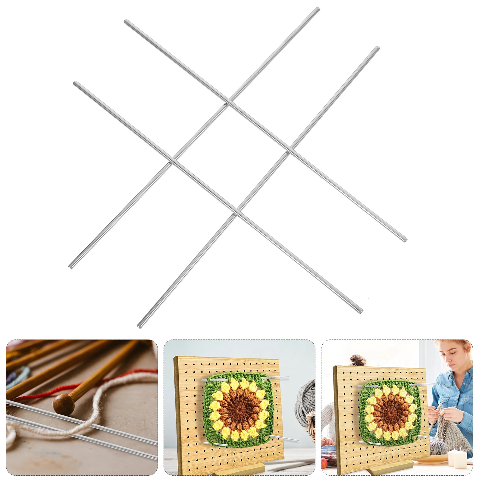 

4pcs Stainless Steel Blocking For Crochet Board Pegs Blocking Board Accessories Metal Pegs Craft Supplies Diy