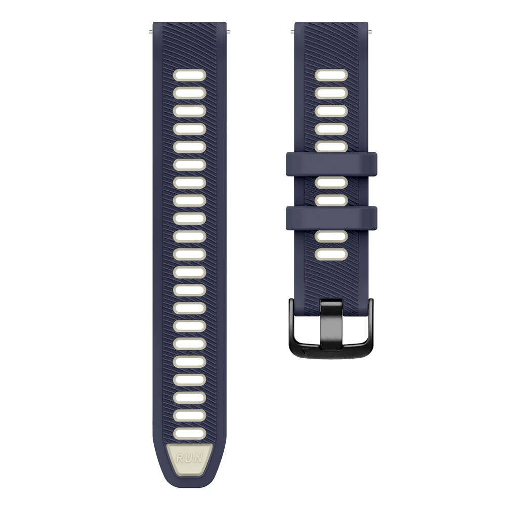 Universelles 22-mm-Sport-Silikonarmband für Garmin Forerunner 265 255 Musikband für Vivoactive 4/Venu 4 45 mm Armband-Uhrenarmband – Detail 35