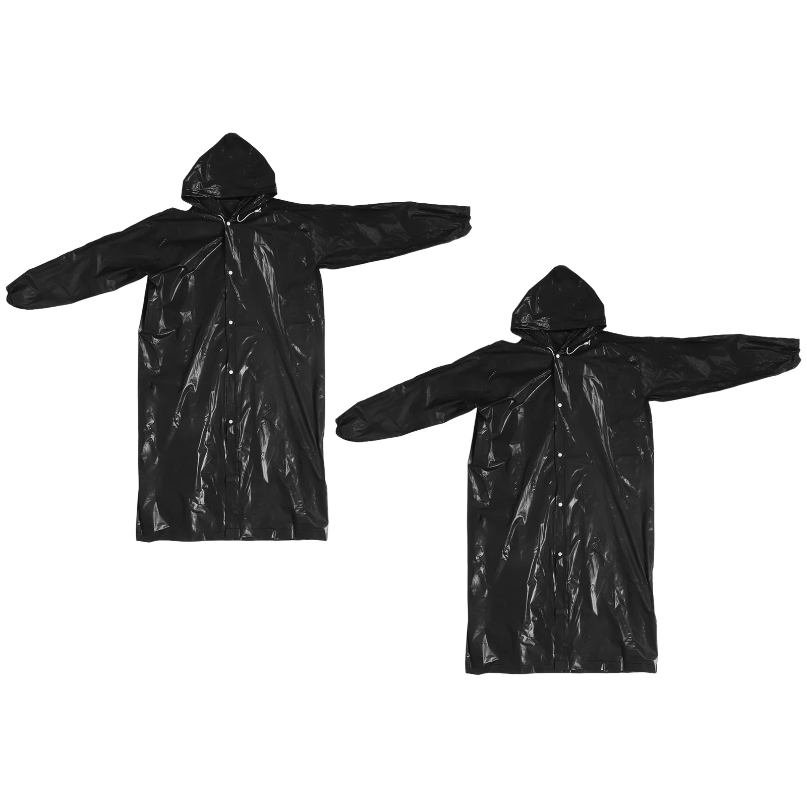 

2 Pcs Adult Transparent Raincoat Eva Jacket Ponchos for Adults Water Proof Bikes Heavy Men and Women
