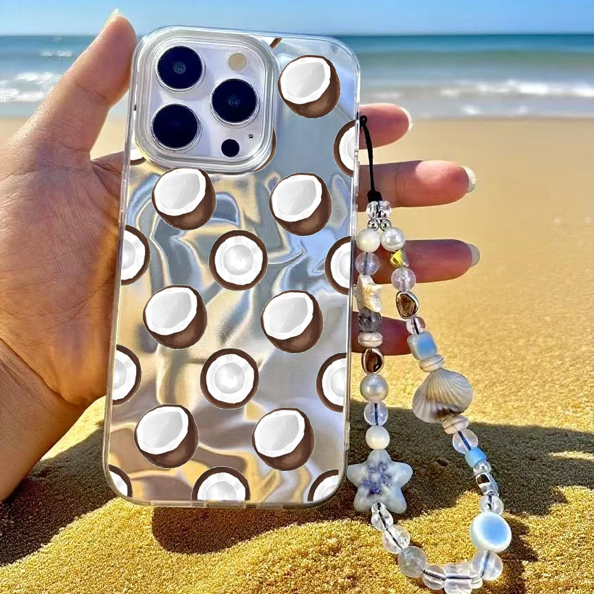 Frangipani Trendy Shell Chain Case Voor Infinix Note 50 40 Pro 50S 50X Smart 10 Plus 9 8 7 ITEL A50 P55 Camon 30 Pro Nul 40