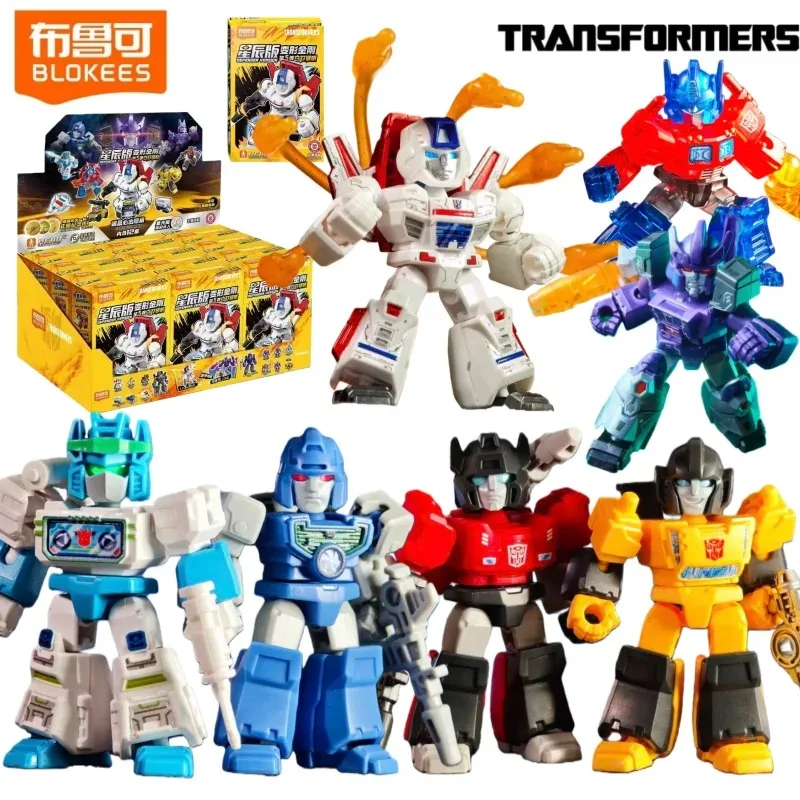 BLOKEES Transformers Star Edition 5e Optimus Prime Jetfire Galvatron Beweegbare Soundwave Model Speelgoed Action Figure Gift