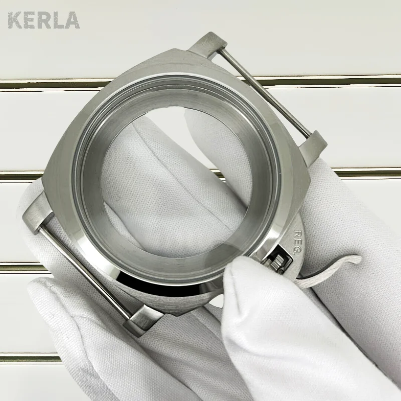 44 مللي متر 1950 ماتي 316 حاوية من الفولاذ المقاوم للصدأ الزجاج المعدني مناسبة ل PAM ETA6497 ST6498 النورس ST3600 ST3620 الحركة الميكانيكية #3