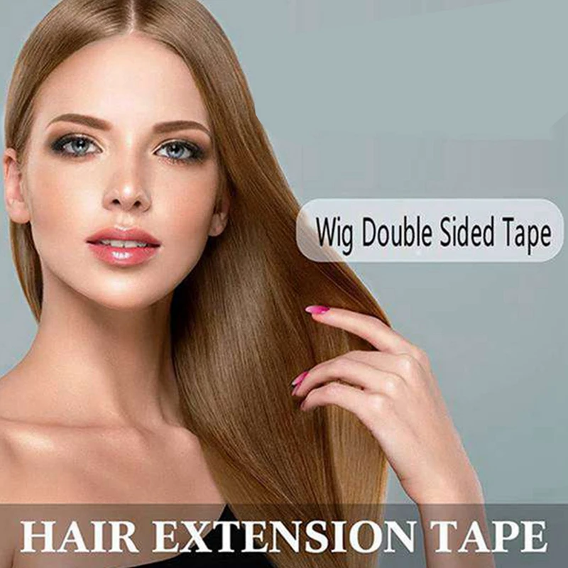 180Pcs Super Strong Duo-Tac Wig Double Tape Adhesive Extension Hair Strips For Toupees/Lace Wig Film Slitting Line, Easy To Use