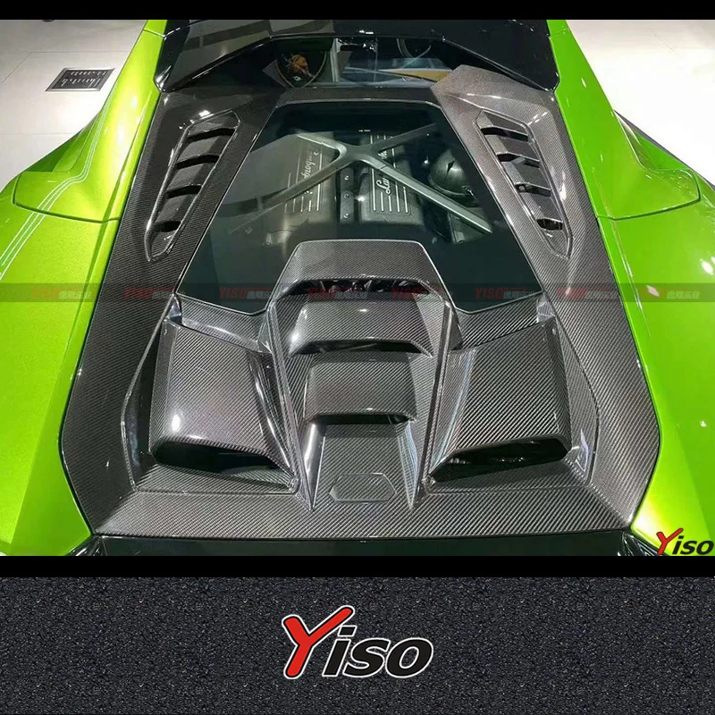 Suitable for LP580 610 Hurricane Modified encirclement Aerodynamic kit Tecnica tail cap Carbon fiber rear engine cap