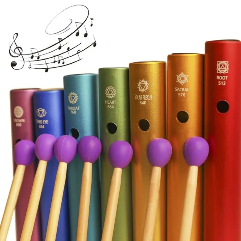 Colorful Musical Bells Children\'s Instruments Percussion Sound Healing Musical Bell Meditate Therapy Beginner Accessories