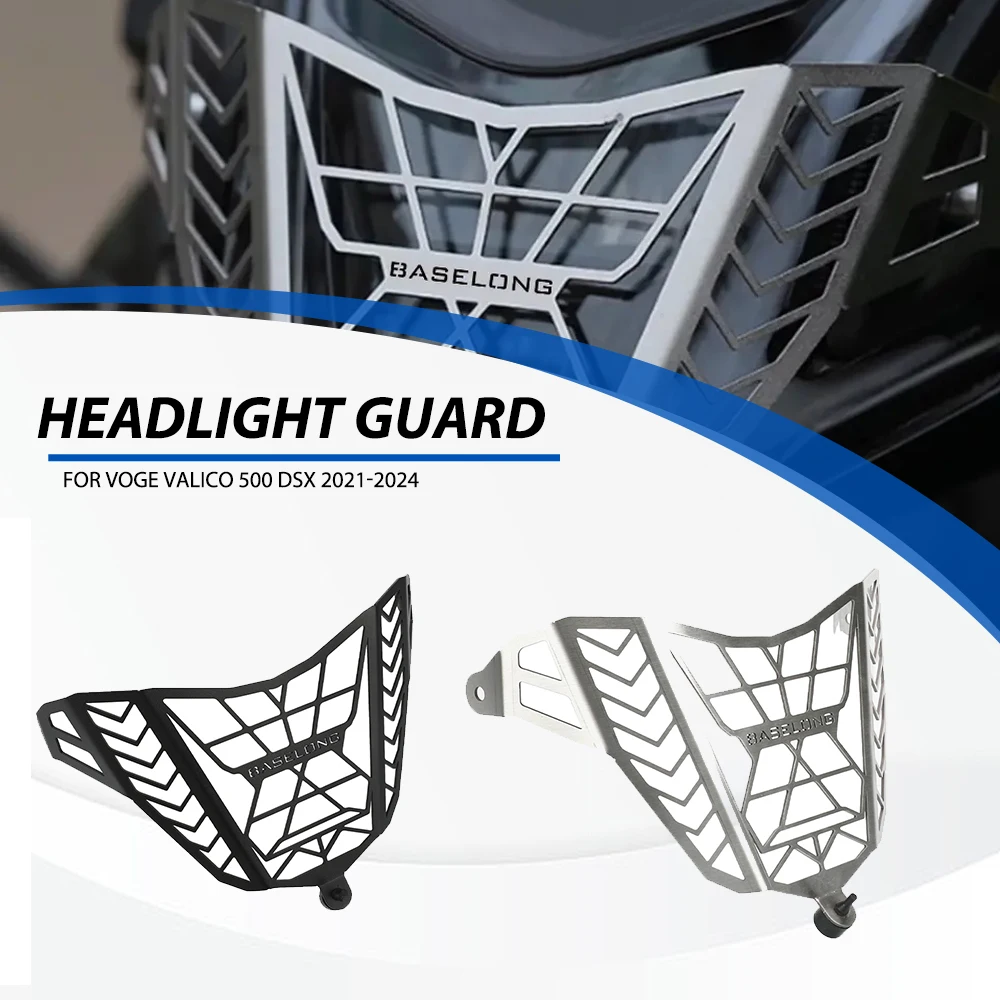 

For VOGE Valico 500DSX Motorcycle Accessories Aluminium Headlight Guard Grille Cover Head Light Protector 500DSX DSX500 500 DSX