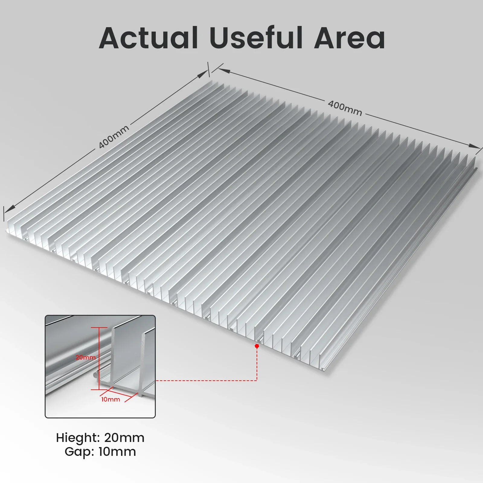 Tyvok Honeycomb Laser Bed 400x400mm Flexible Honeycomb Working Plate Free Assembly Desktop Protection Cutting Worktable