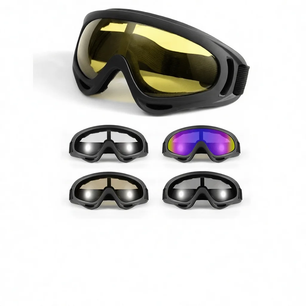 X400 Sport Goggles Windproof Anti Sand Tactical Glasses For Motorcycle Cycling Outdoor Skiing Protective Eye Shielding Gear