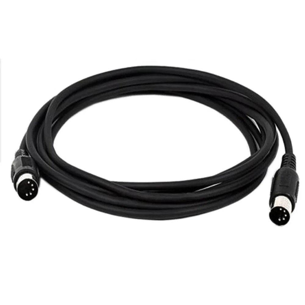 MIDI DIN 5PIN kabel męski do męskiego MIDI 5 Pin DIN wtyczka do 5 Pin DIN rozszerzenie Audio kabel męski din-5pin M/M Adapter do kabla