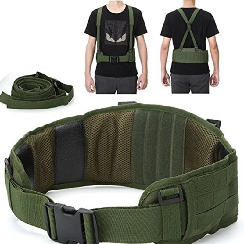 Tactical Waist Seal Molle Quick-pull Wide Belt Strap Waist Seal Outer Wear Support