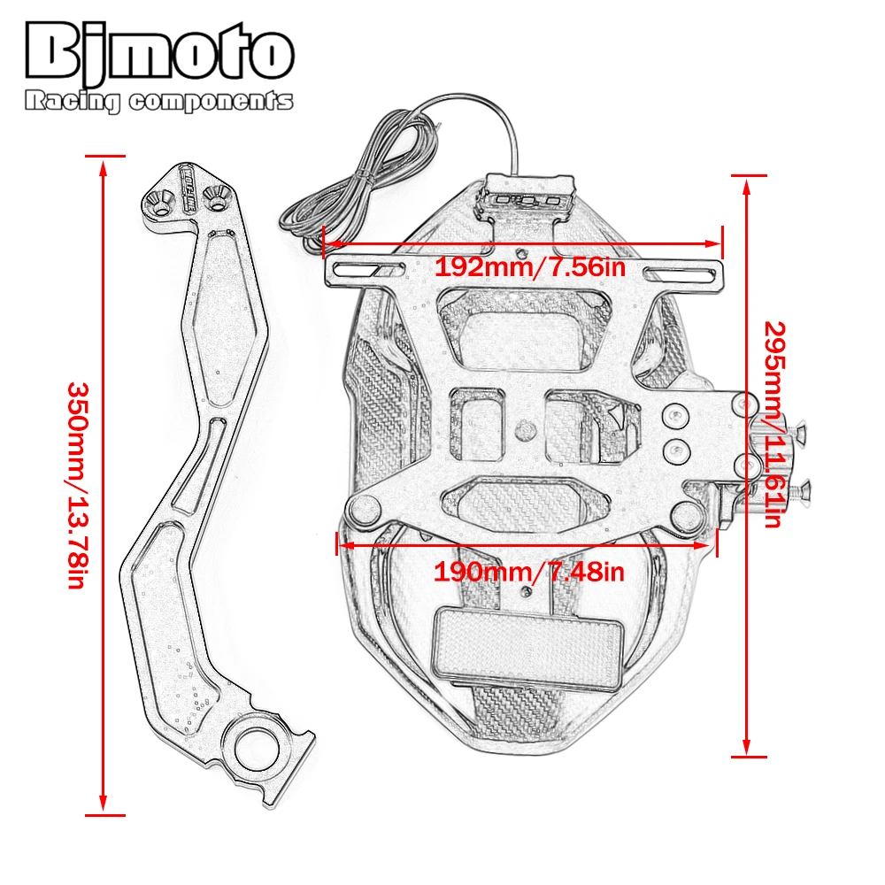 Заднее крыло мотоцикла для Honda CB650R 2021 2022, брызговик, крышка