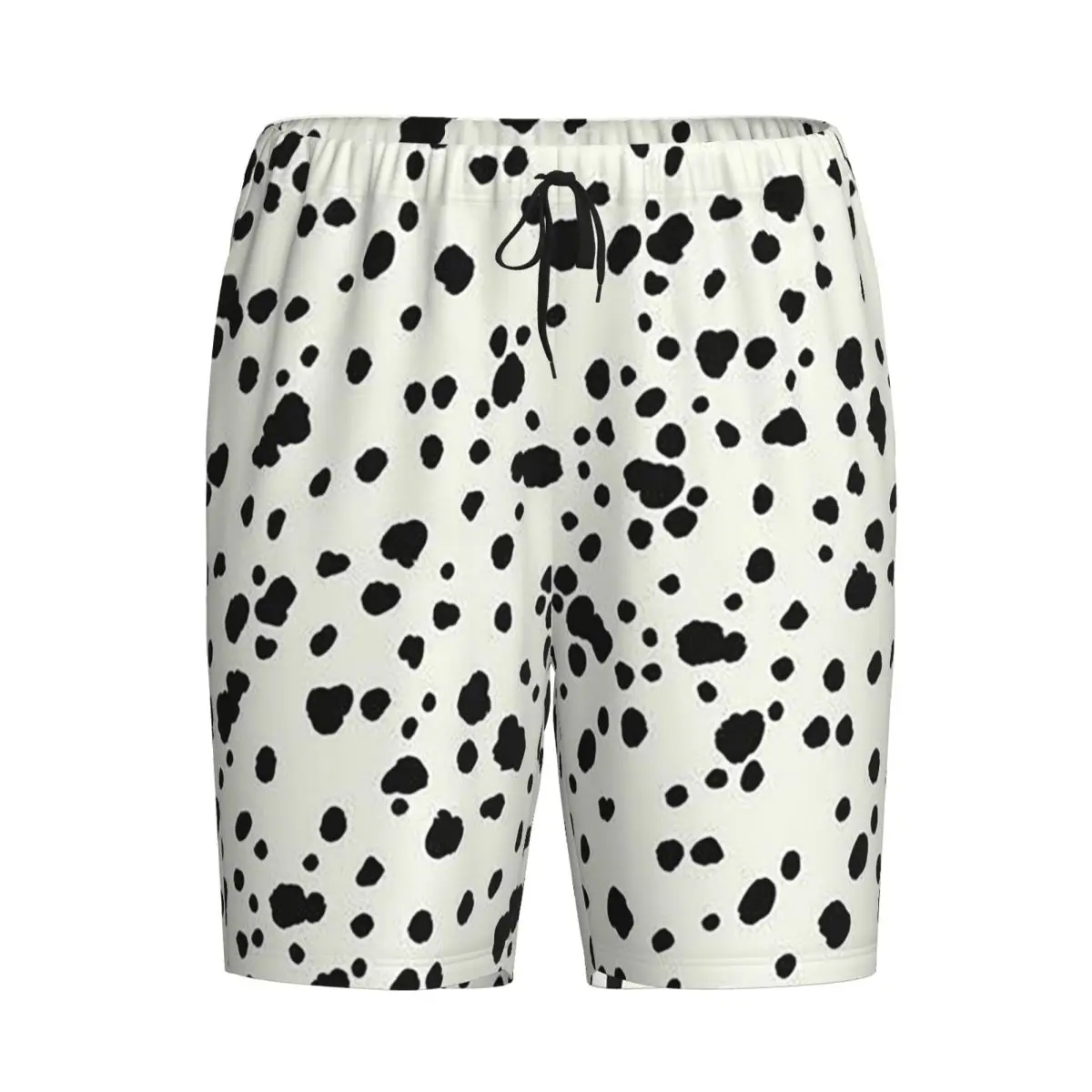 Custom Dalmatian Dog Texture Shorts Sleeping Pants Men Pajama Pants Lounge Sleep Sleepwear Bottoms