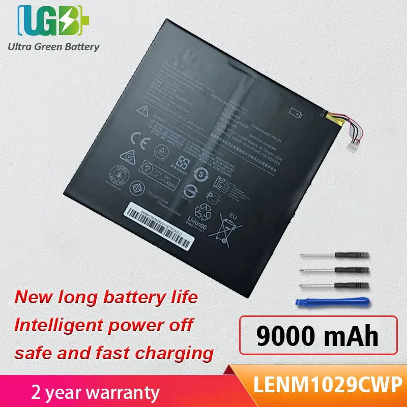 

UGB New LENM1029CWP Battery Replacement for Lenovo MIIX310 Series 5B10L60476 1ICP4/72/138-2 Laptop