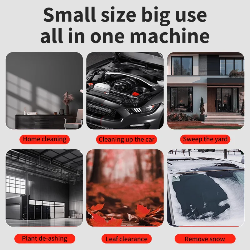 800G Thrust Cordless Air Blower Brushless Turbo Fan Violent Fan Handheld Dust Blowing Tool Rechargeable For Milwaukee Battery