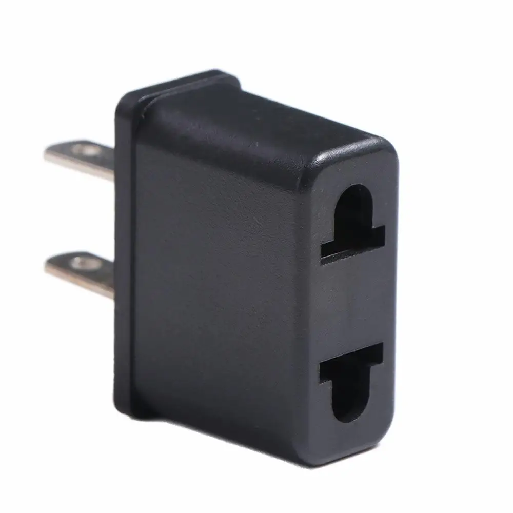 3pcs American To European US Plug Adapter EU To US Electrical Power Plug Adapter Plastic 250V 6A US To EU Plug Adapter