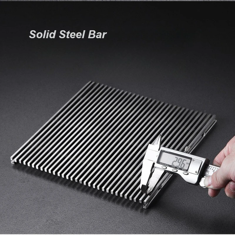 Solid 304 Stainless Steel Square Floor Drain 20x20/15x15 High Flow Rate Anti-Odor Large Drain for Bathroom Toilet Outdoor Garden