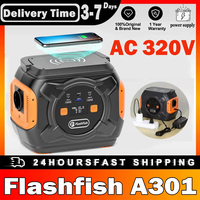 Flashfish A301 320W Portable Power Station 292Wh 80000mAh portable Backup Solar Generator For Outdoor Portable Camping Battery