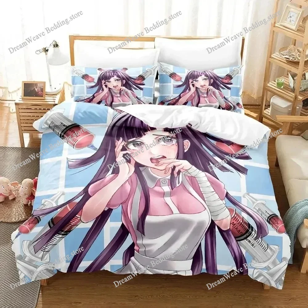 

Danganronpa V3 Chiaki Nanami Cartoon Poster Sheets Quilt Covers Bedding Dormitory Sheets Bedding Set Soft Warm Bedding Set