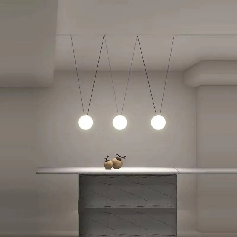 

LED Nordic DIY Colorized Belt Glass Bubbles Chandelier Lighting Hanging Lamps 2025 New Trend Para Sala Estar For Dinning Room