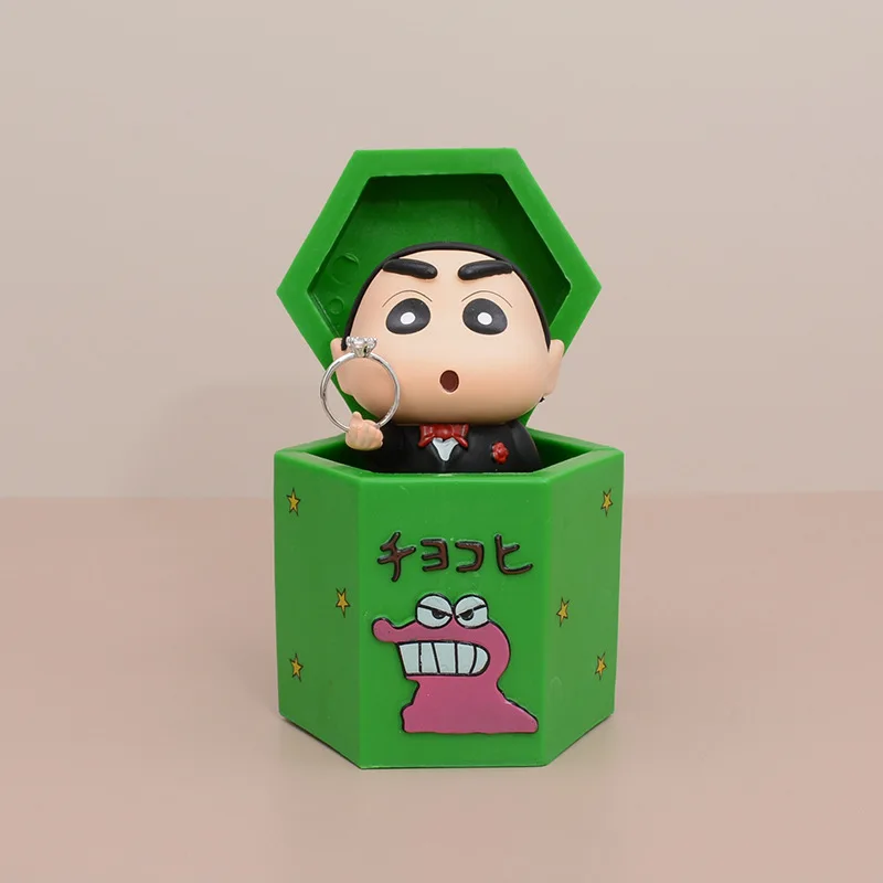 

Crayon Shin-chan Proposal Shin-chan Birthday Sculpture Proposal Artifact Valentine's Day Gift Model Hand Figure Boxed