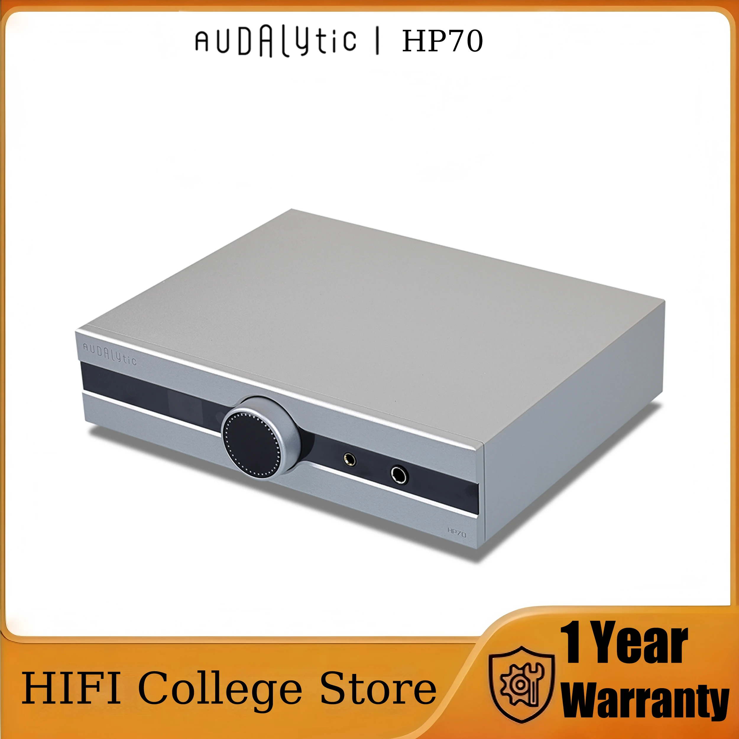 Gustard AUDALYTIC HP70 Class A Headphone Amplifier Fully Balanced Discrete LME49720 Dual Op-Amp Preamp with 3 Line Inputs
