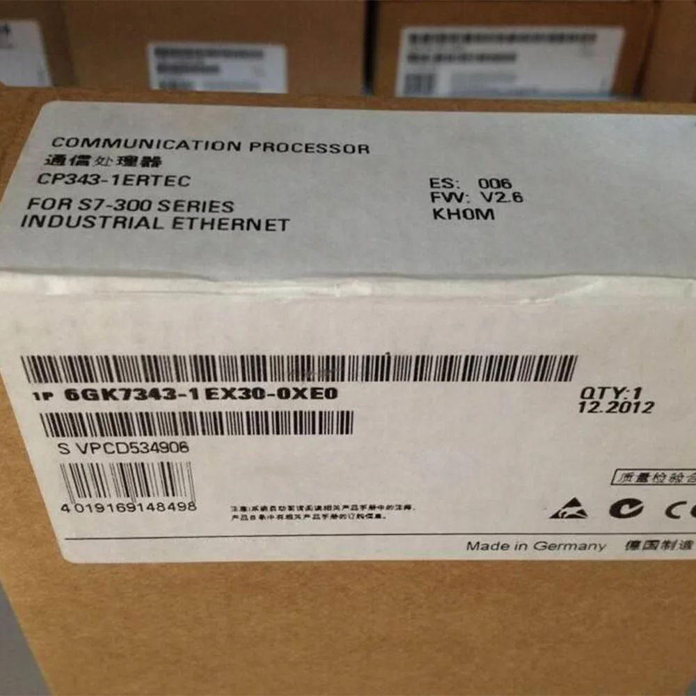 Brand New in Box Sealed For Siemens 6GK7 343-1EX30-0XE0 6GK7343-1EX30-0XE0 Communication Control Module