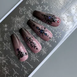 XMQ NAIL ART STAMPING PLATES FLOWERS LINES TEMPLATES IMAGE PLATES