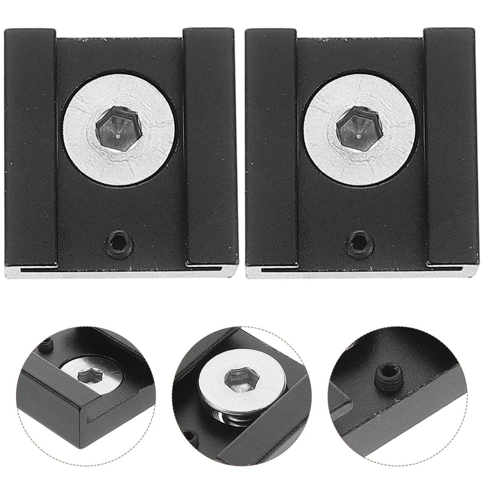 

1 Set 1/4 Hot Shoe Mount Adapter Bracket With 1/4 Inch Screw For Dslr Camera Hot Shoe Extension Mounting Stability Accessory