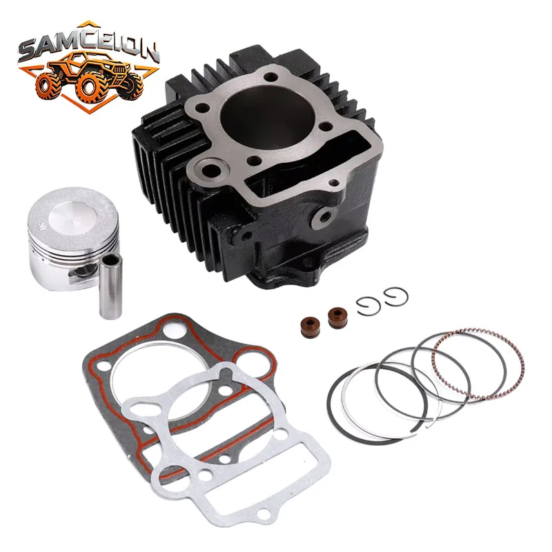 52.4mm Motorcycle Cylinder Piston Ring Kit Pin for Honda XT110 Italika Ft110 Xt110 At110 110cc,ATV Engine Parts P/N:E0304KC016