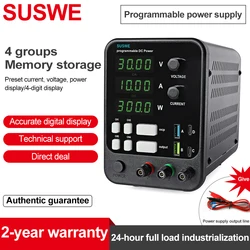 Regulowany zasilacz SUSWE 30V 10A DC Zasilacz laboratoryjny LED Regulator cyfrowy