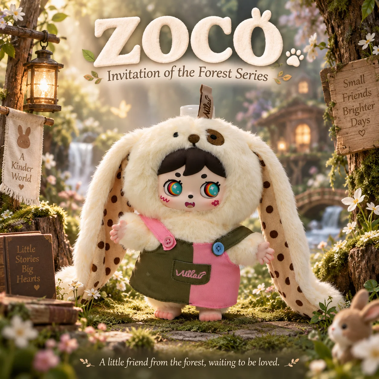 ZOCO Kawaii Plush Doll Soft Furry Character Cute Collectible Toy For Bedroom Desktop Shelf Decor Birthday Gift For Collectors