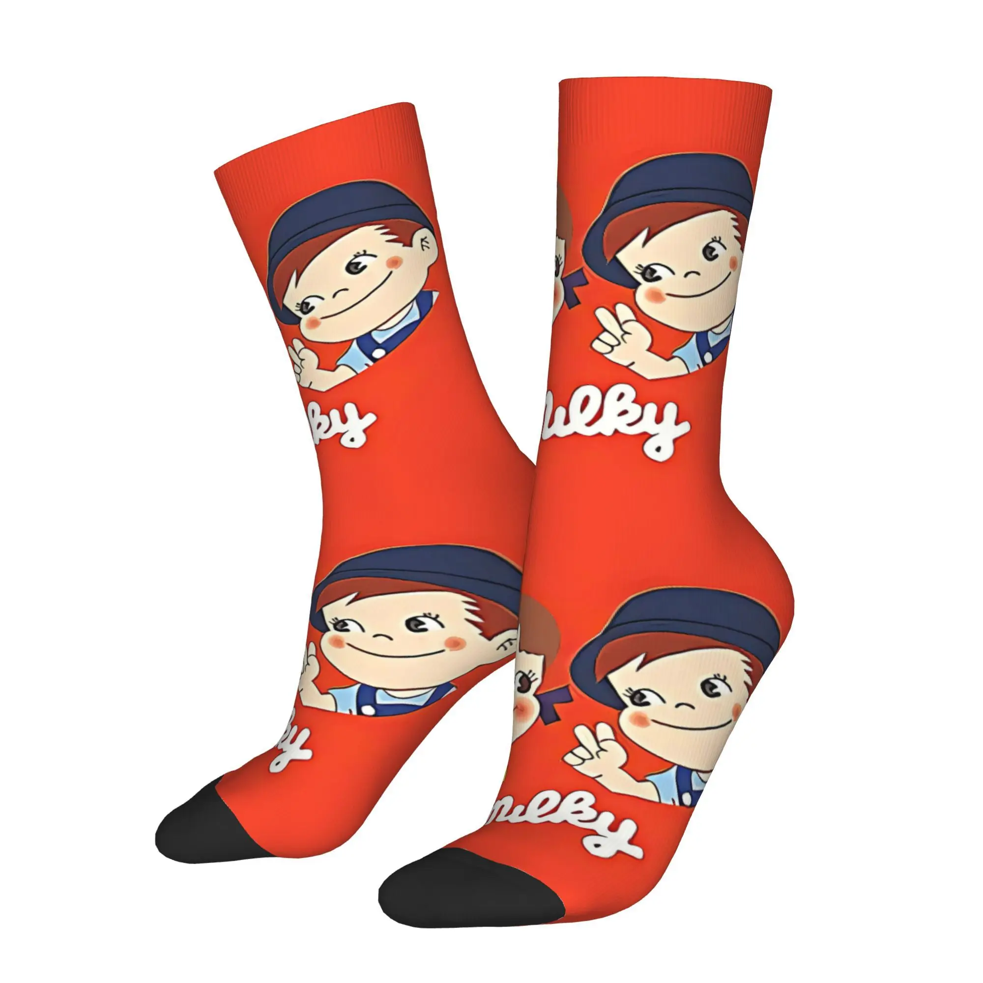 

Milky Candy Fujiya Milky Sock Printed Man Polyester Fashion