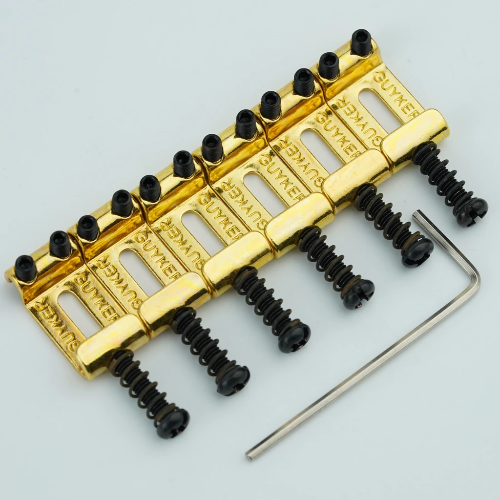 مجموعة واحدة (6/قطع) جيتار كهربائي عتيق جسر سرج جسر جيتار كهربائي ريترو مازي، متوفر بأربعة ألوان، 10.8 ملم #6