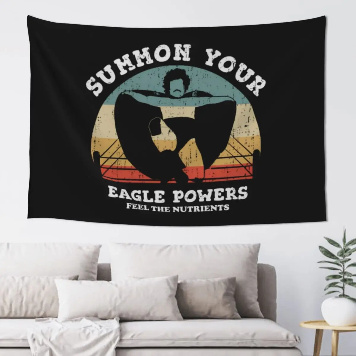 Summon Your Eagle Powers - Nacho Libre Tapestry Room Design Decorations For Room Wallpaper Tapestry