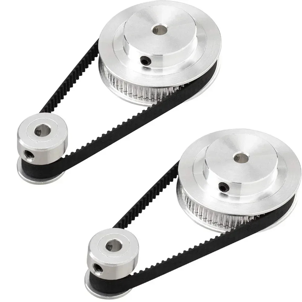 

GT2 Timing Pulley Aluminum 20T 60T 5mm Bore 6mm Belt for 200/280/400/610mm Length
