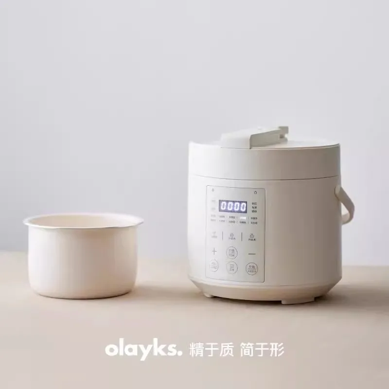 220V     olayks genuine original design electric pressure cooker household small mini smart 2L pressure cooker rice cooker