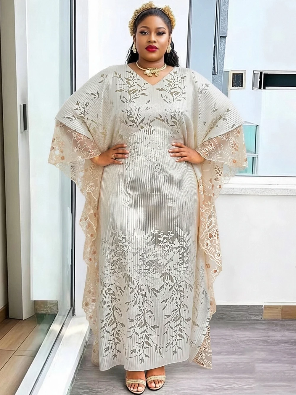 African Long Dresses For Women Luxury Dashiki Sequin Clothes Church Dress Plus Size Maxi Robe Wedding Party Boubou Kaftan Abayas