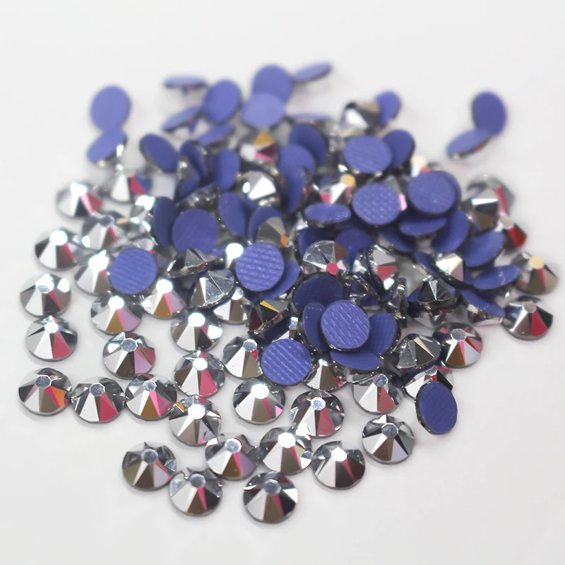 Labrador/Silvery Top quality 2078 Hotfix Rhinestones16 Faces Cut 8 Big+8 Small Sun Flower Facets Crystal ab Nail Art or Wedding